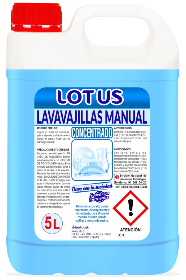lavavajillas manual lotus 5L 05-23